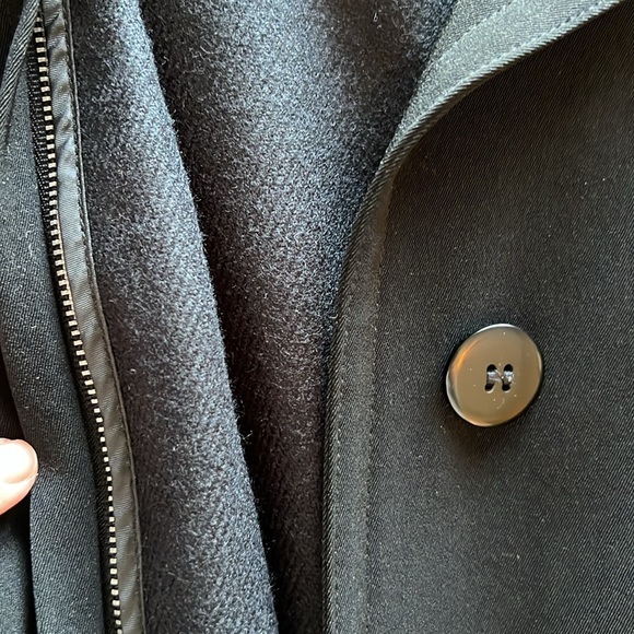Gallery Black Car Coat with removable lining-PM - Picture 8 of 11